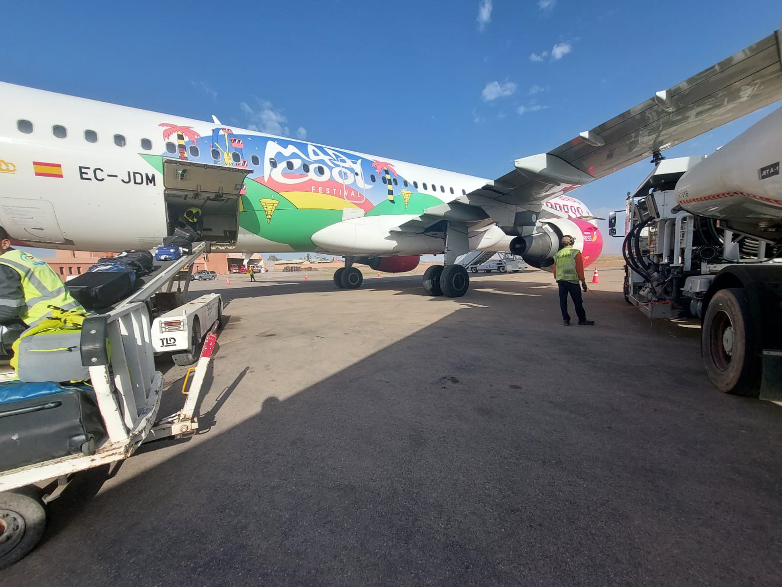 Commercial aircraft ground handling